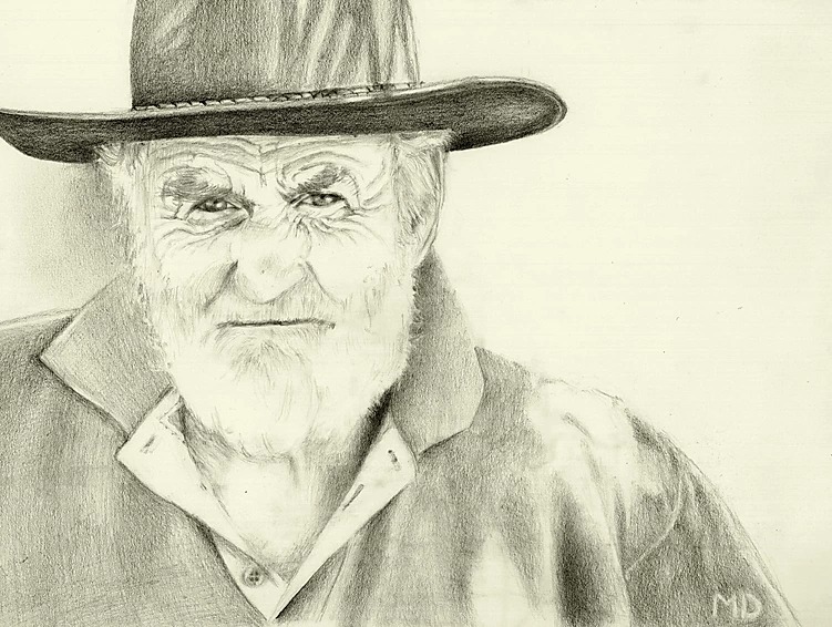 Farmer, graphite pencil on paper, 2016